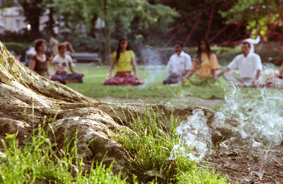 Meditation in der Bäckeranlage