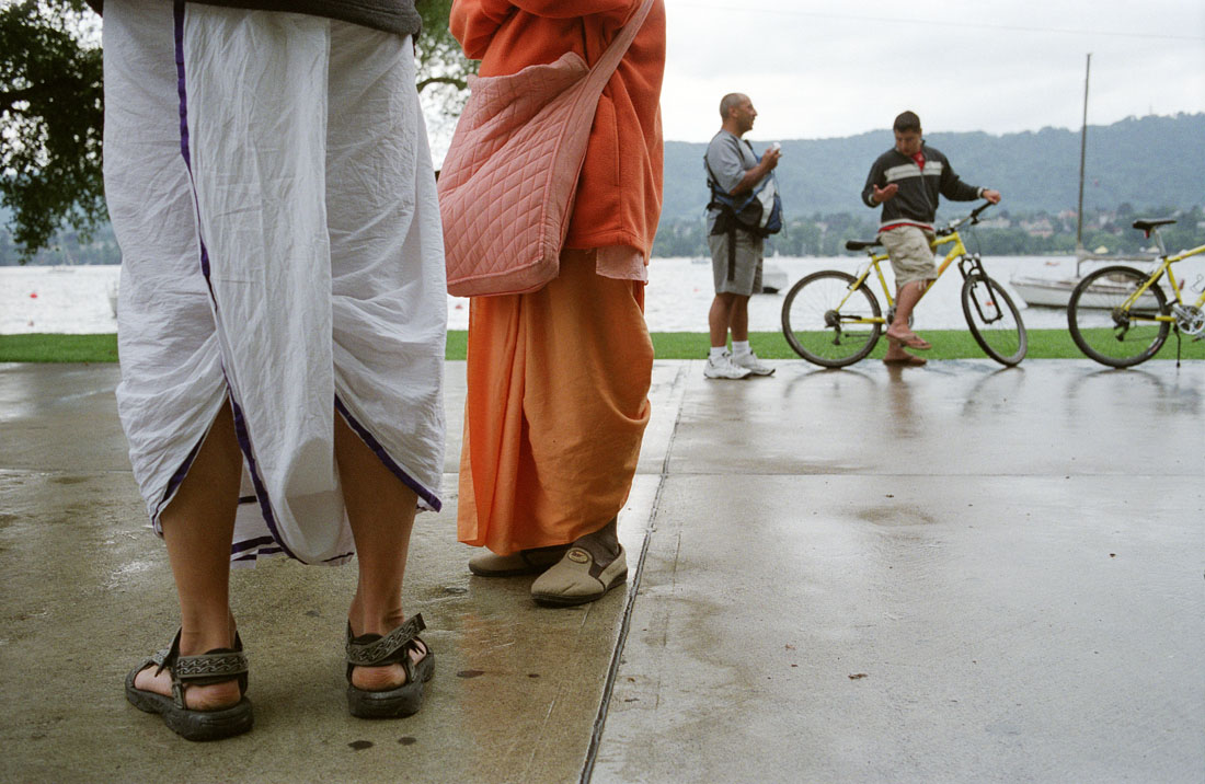 Hare Krishna Anhänger am Zürichsee