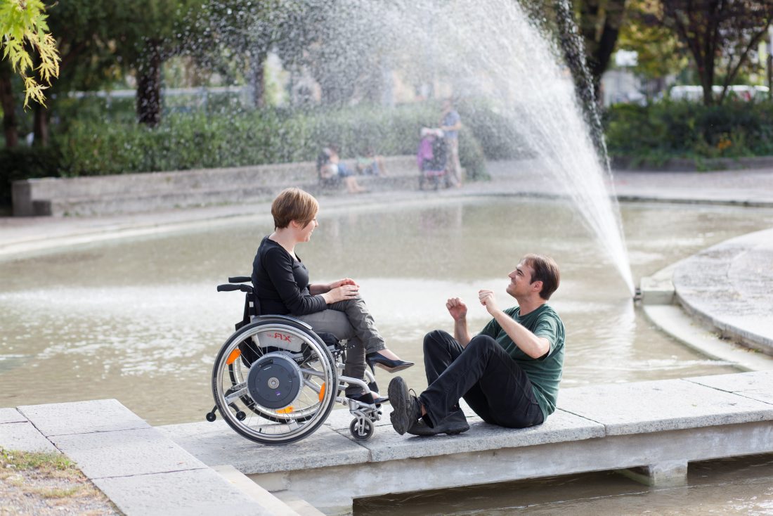 Begegnung im Park