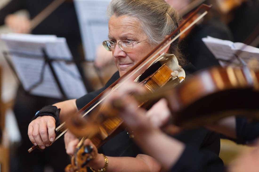 Proben der Orchester Gesellschaft Zuerich (OGZ)