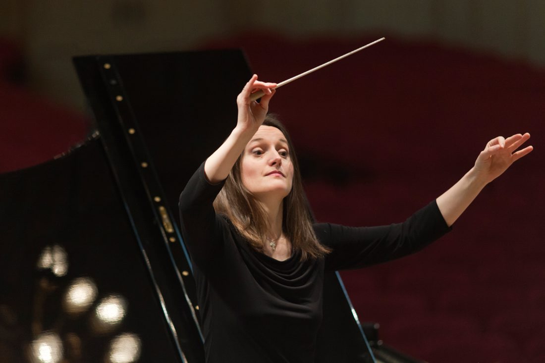 Generalproben der Orchester Gesellschaft Zuerich unter der Leitung von Olivera Sekulic in der Tonhalle Zürich