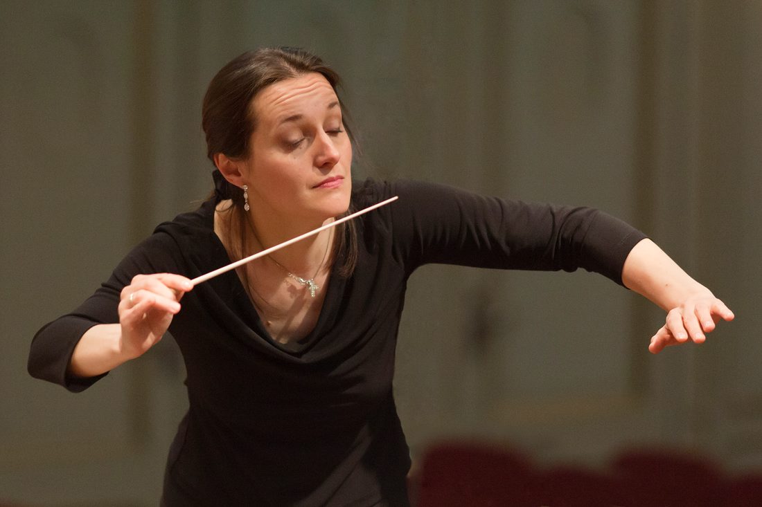 Generalproben der Orchester Gesellschaft Zuerich unter der Leitung von Olivera Sekulic in der Tonhalle Zürich